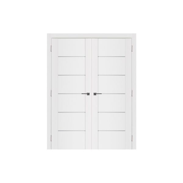 Stile 008 Soft White Laminated Modern Interior Door - AllModernDoors